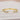 Louily Dainty Moissanite Yellow Gold Open Wedding Band In Sterling Silver
