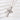 Louily White Gold Cross Design Pendant Necklace In Sterling Silver