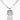 Louily Round Cut Necklace In Sterling Silver