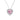 Louily Halo Heart Cut Pink Sapphire Necklace In Sterling Silver