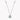 Louily Moissanite 2.0 Carat Round Cut Pendant Necklace
